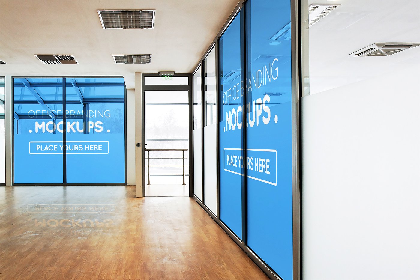 20多个办公室品牌样机展示模型mockups插图(6)