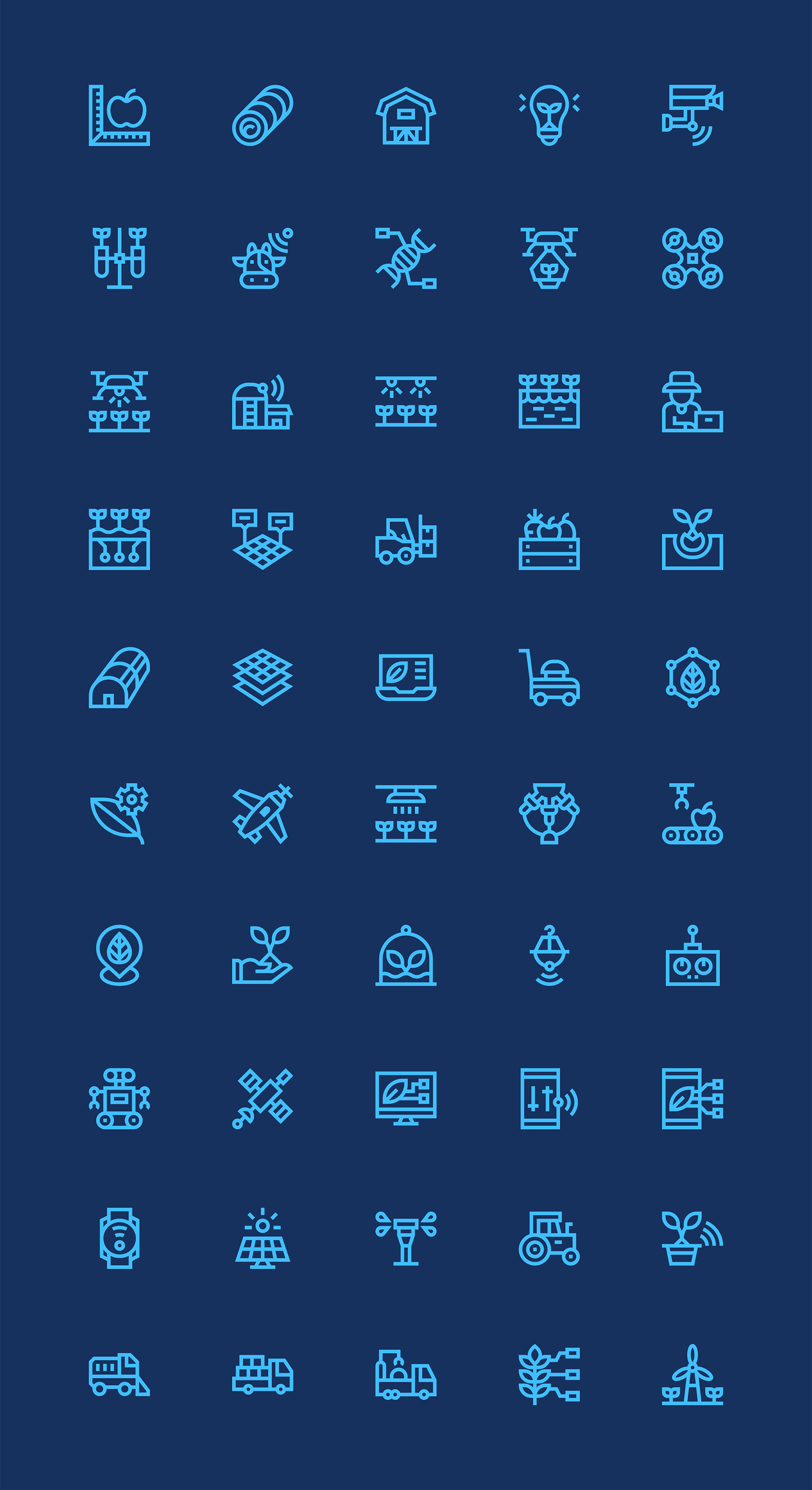 50 枚智能农场元素图标