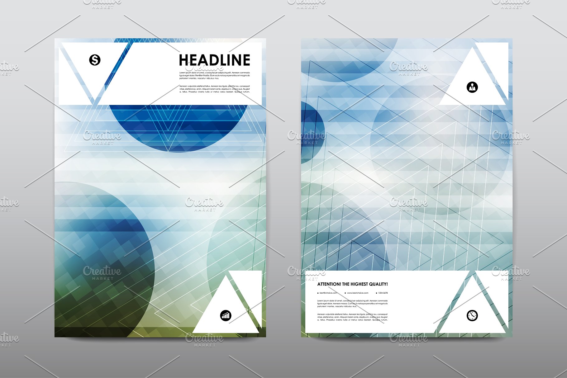 50+商业企业宣传小册子模板 50+ Business Brochures Bundle插图(29)