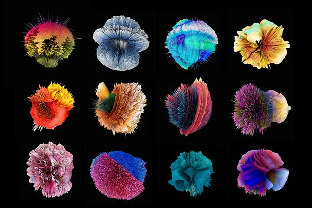 抽象太空星云珊瑚纹理Vol.1 Space X Textures – Volume 1插图(4)