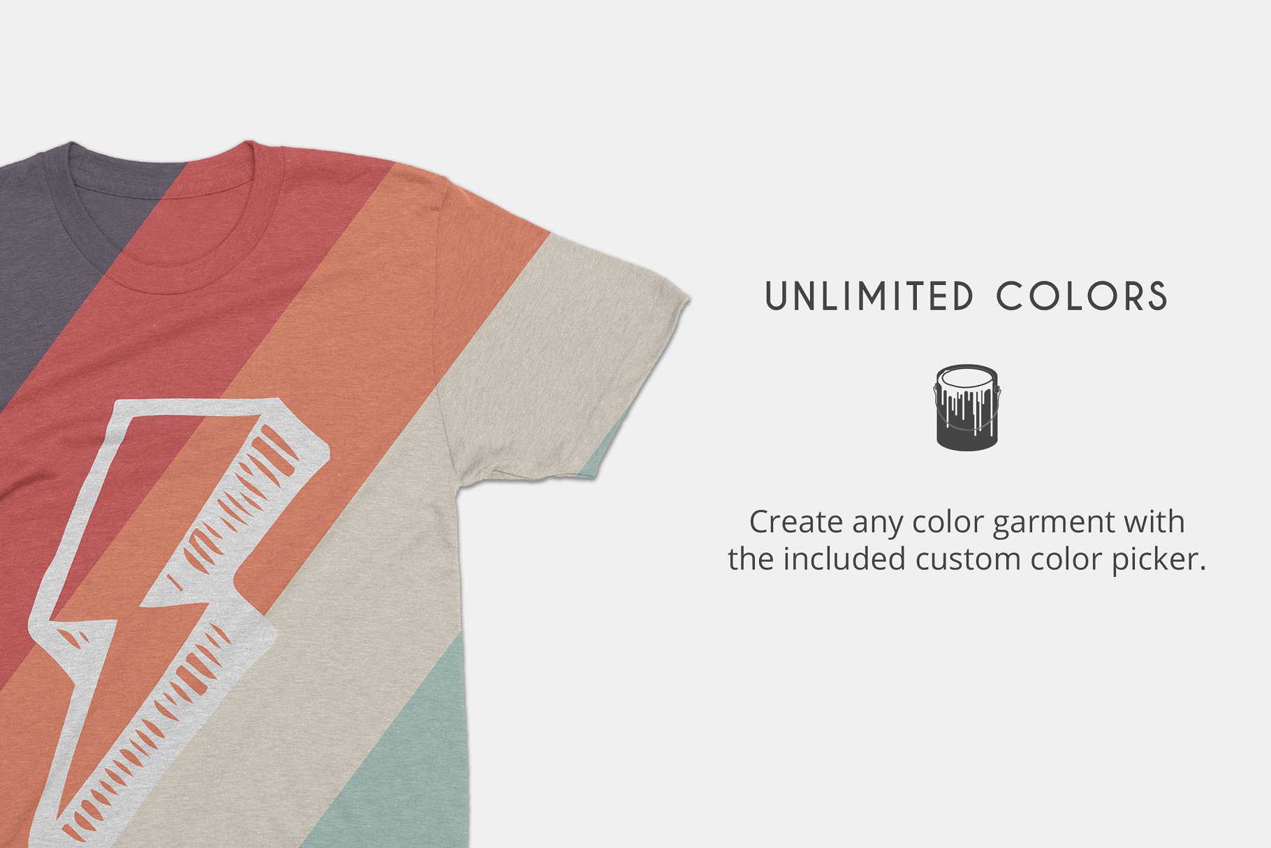 男士T恤样机模板 Tri-Blend T-Shirt Mockups插图(5)