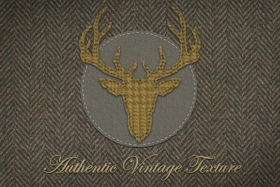 绅士着装材料纹理素材（皮革，粗花呢，绳子，棉花和毡瓦纹理） Discerning Designer’s Pattern Pack插图(1)