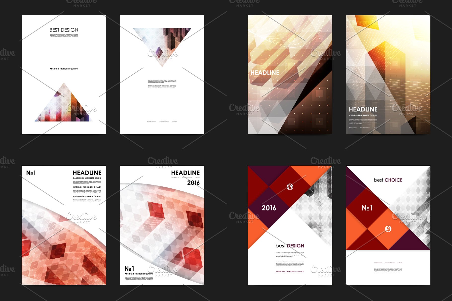 50+商业企业介绍宣传传单模板 50+ Business Flyers Bundle插图(12)