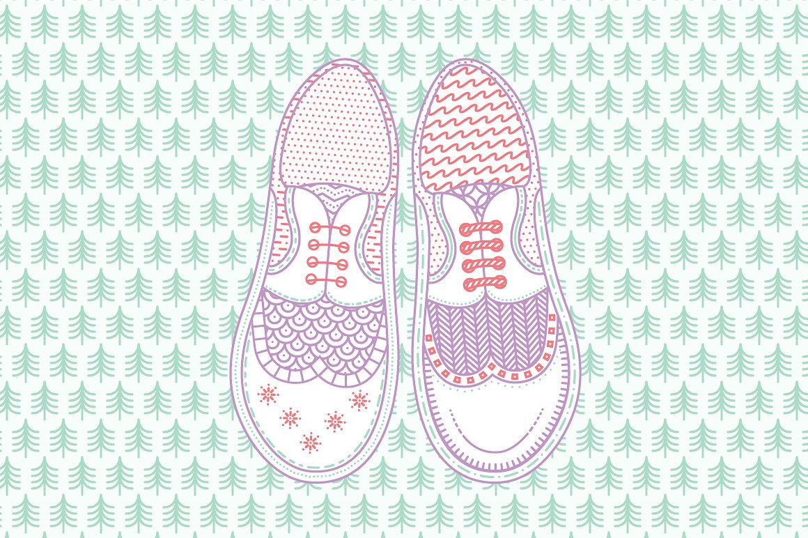 实验室物品线条图形AI笔刷&纹理 Single Weight Line Art Lab插图(5)