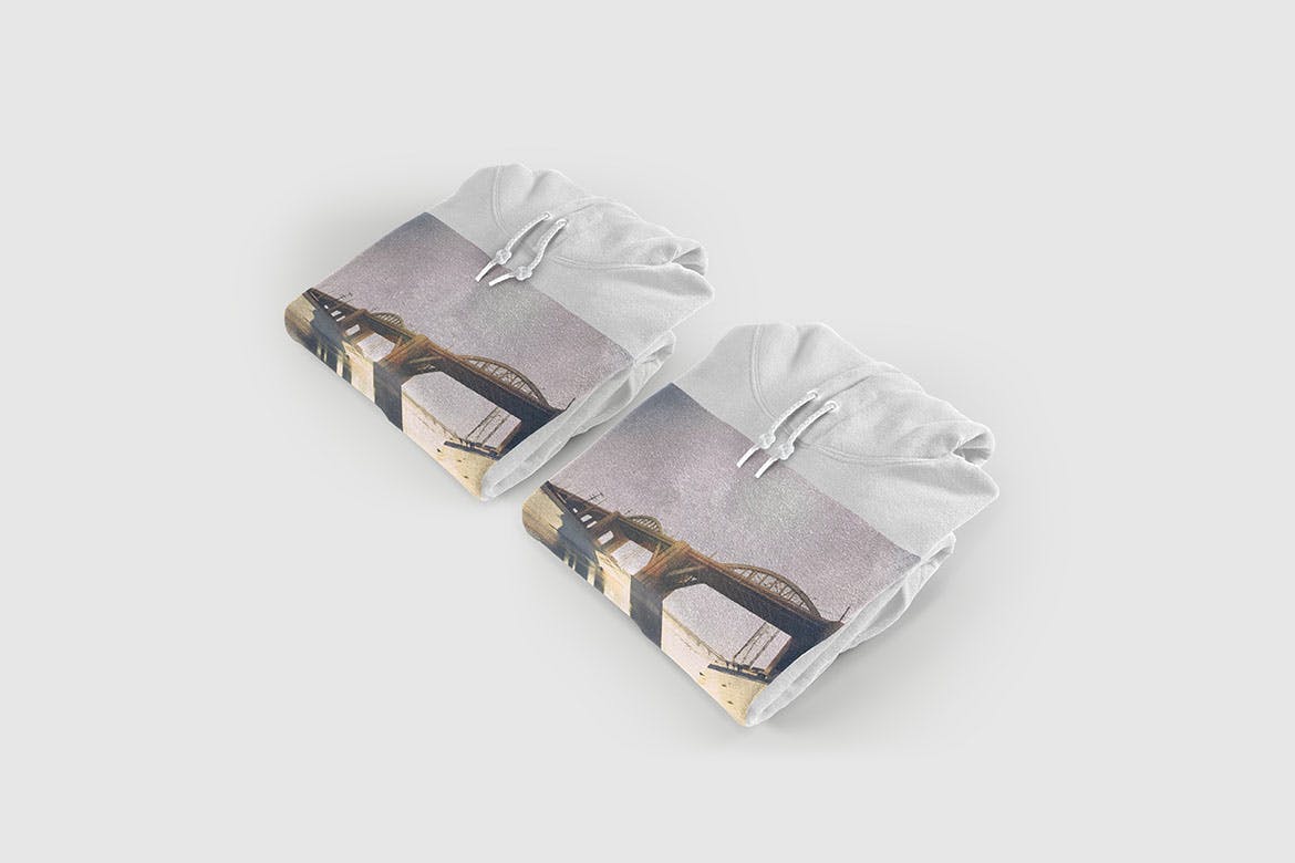 彩色连帽衫运动衫卫衣设计图样机模板 Color Hoodie Sweatshirt Mockup插图(11)