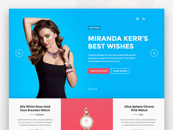 电子商城页面素材之家精选sketch素材