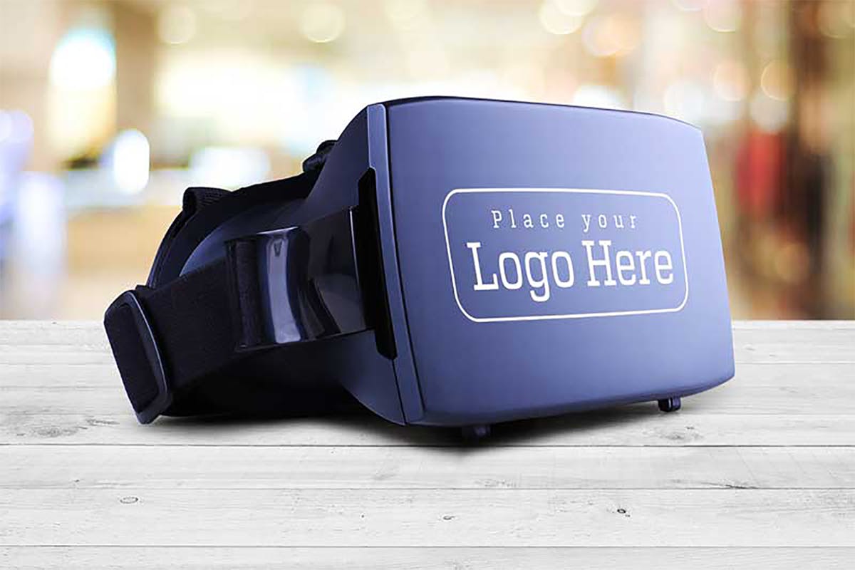 逼真的VR眼镜设备样机 V.1 VR Mock Up V.1插图