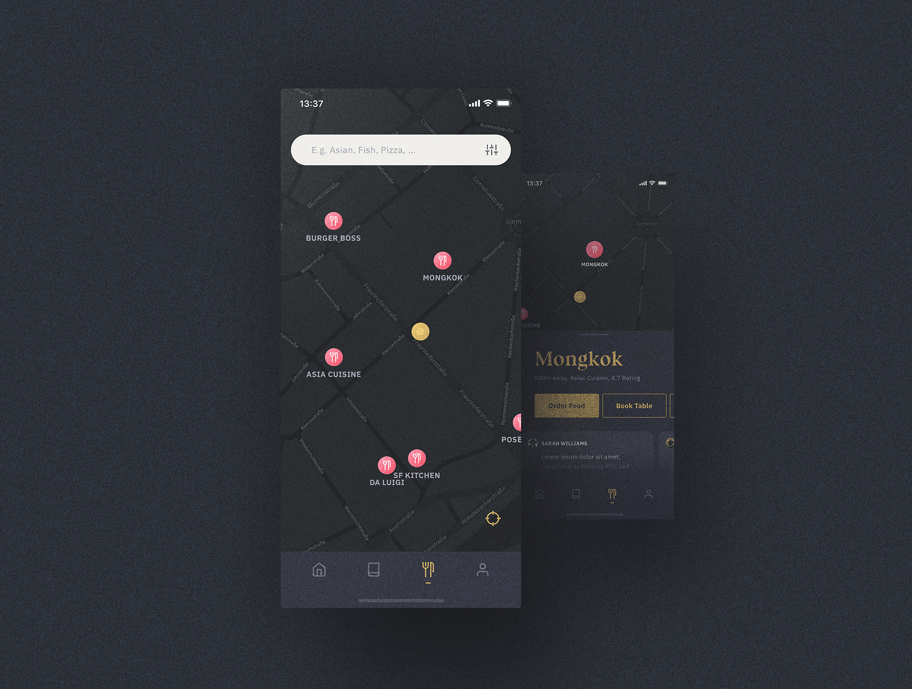 素材库下午茶：基于shift规范设计系统的美食类APP UI KITS套装下载[Sketch,Fig,Ae]插图(6)