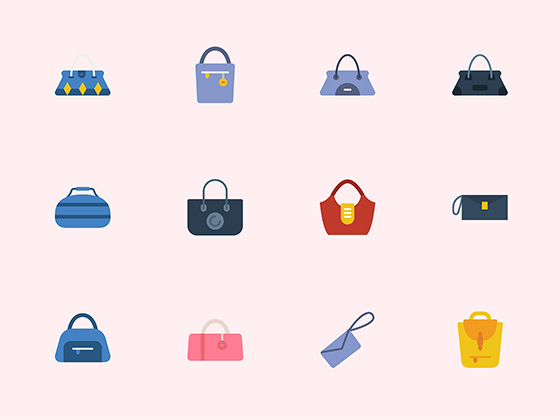 110 枚女士配饰元素图标素材之家精选sketch素材