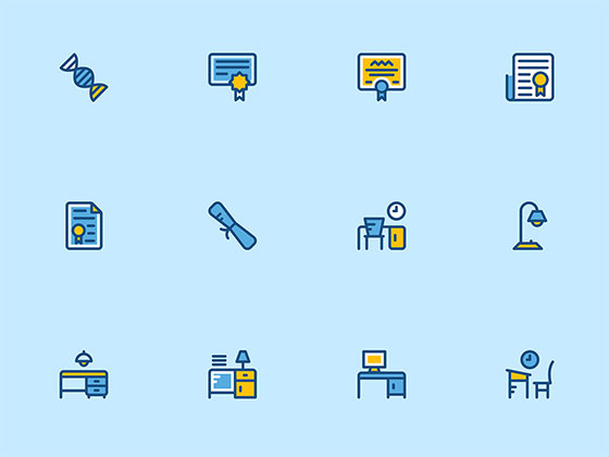 140 枚学校和教育元素图标素材之家精选sketch素材