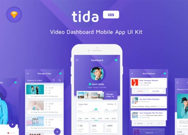 素材库下午茶：漂亮的媒体社交类APP UI KITS下载[sketch]