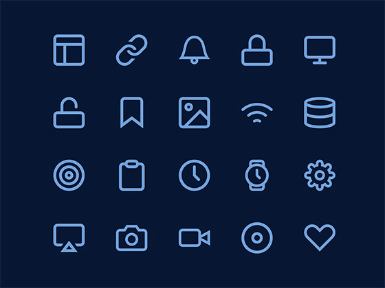 TV 界面图标素材之家精选sketch素材
