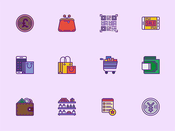 50 枚购物元素图标素材之家精选sketch素材