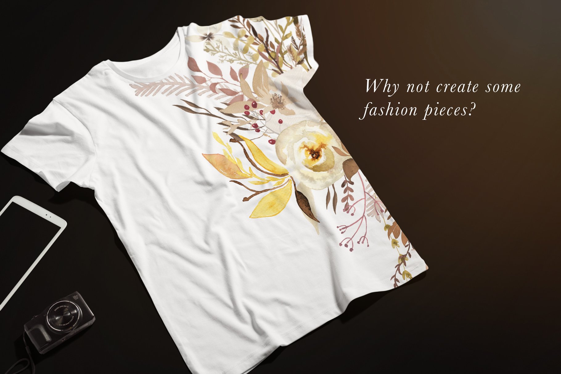 秋天主题水彩剪切画 Fall for Autumn – Watercolor Clipart插图(4)