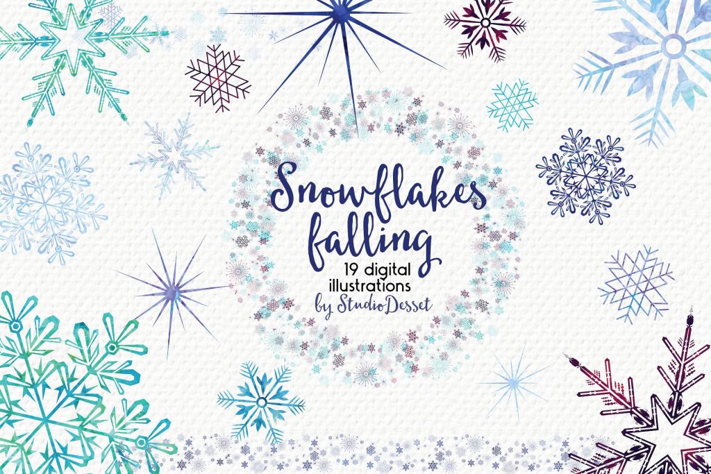 350+超丰富实用的圣诞节水彩手绘素材打包下载[png]插图(7)