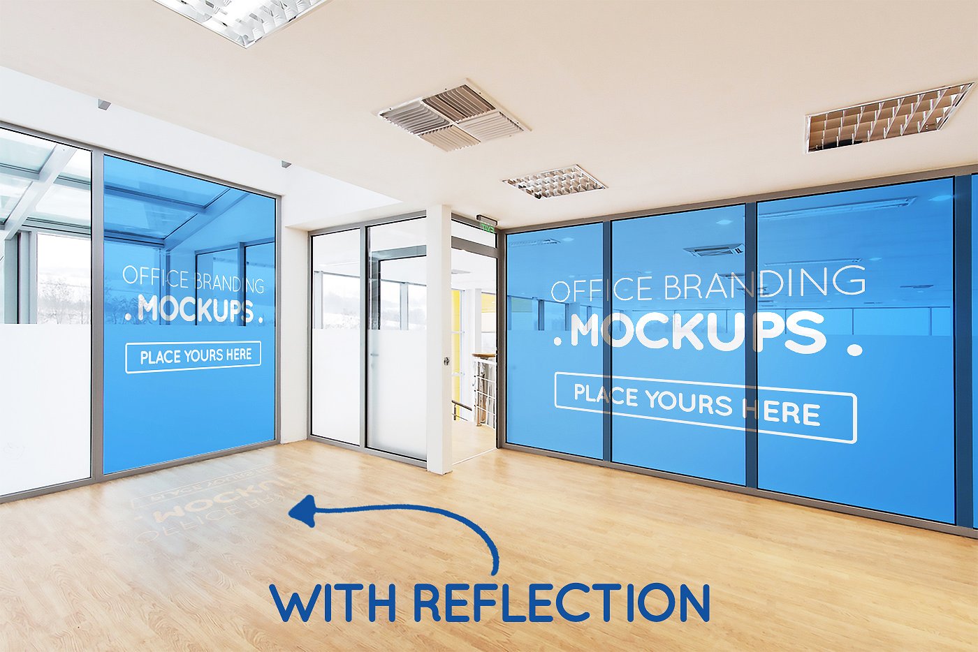 20多个办公室品牌样机展示模型mockups插图(9)