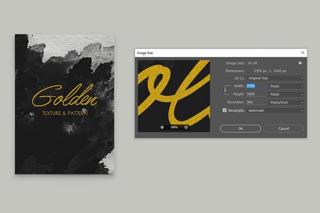 逼真质感金色金箔纹理图案素材 Gold Texture插图(7)