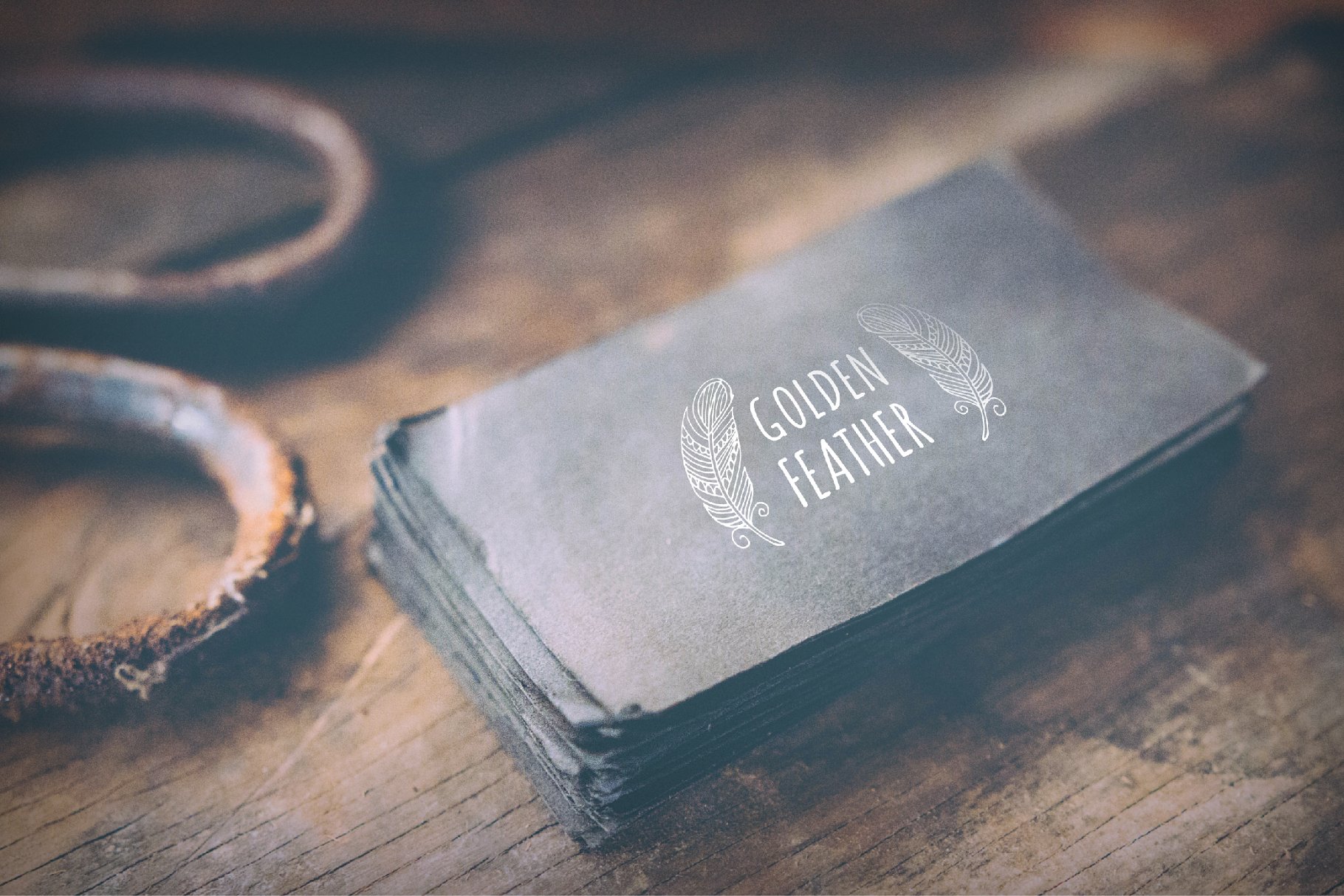 波西米亚风女性品牌logo制作模板 Bohemian Logos bundle + BONUS插图(1)