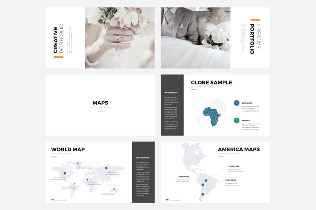 创意商业提案PPT幻灯片演示模板V.32 Multipurpose PowerPoint Template V.32插图(10)