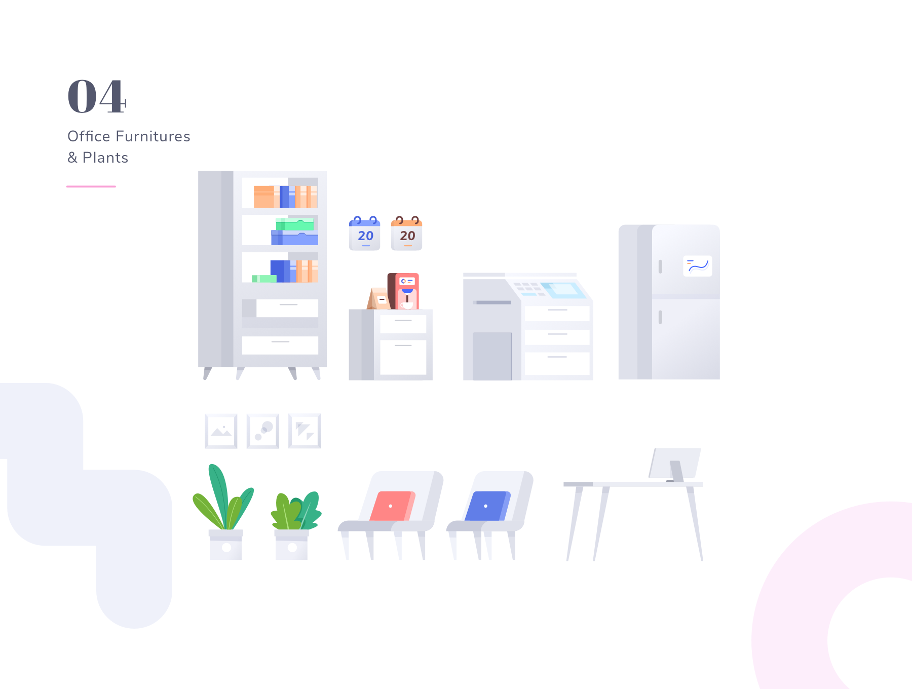 素材库下午茶：办公室概念插画素材下载[Sketch,fig,XD,Ai]插图(5)