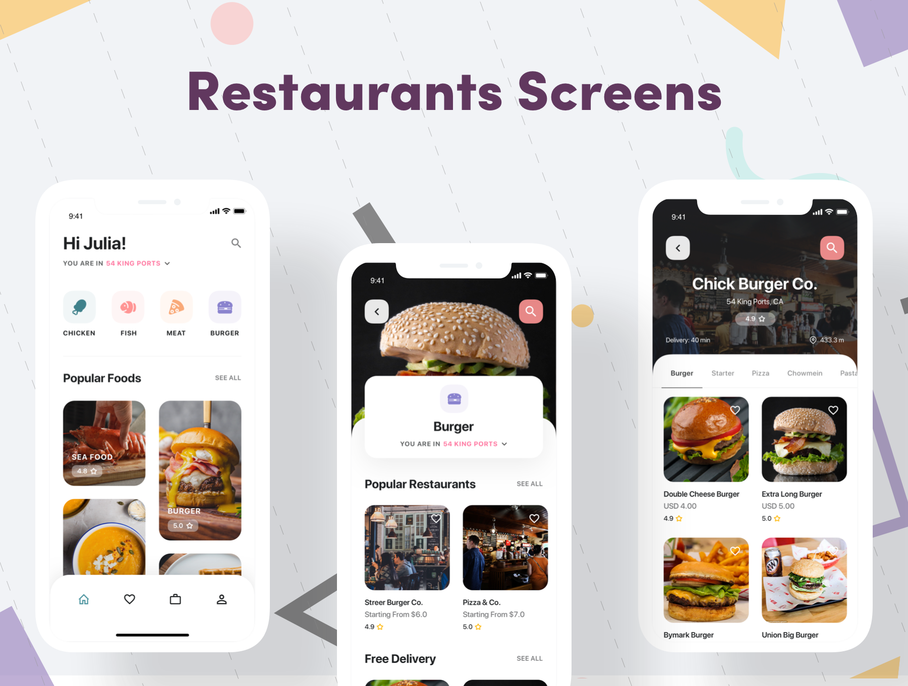 素材库下午茶：旅游旅行类App UI套件[XD,Fig,Sketch]插图(5)