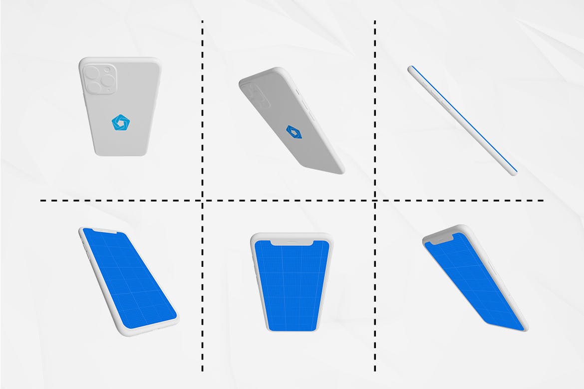 简约设计风格iPhone 11手机素材库精选样机套件 Clean iPhone 11 Kit插图(4)