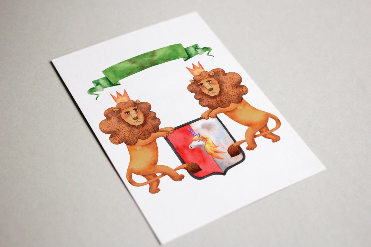 古老的童话故事水彩插画合集插图