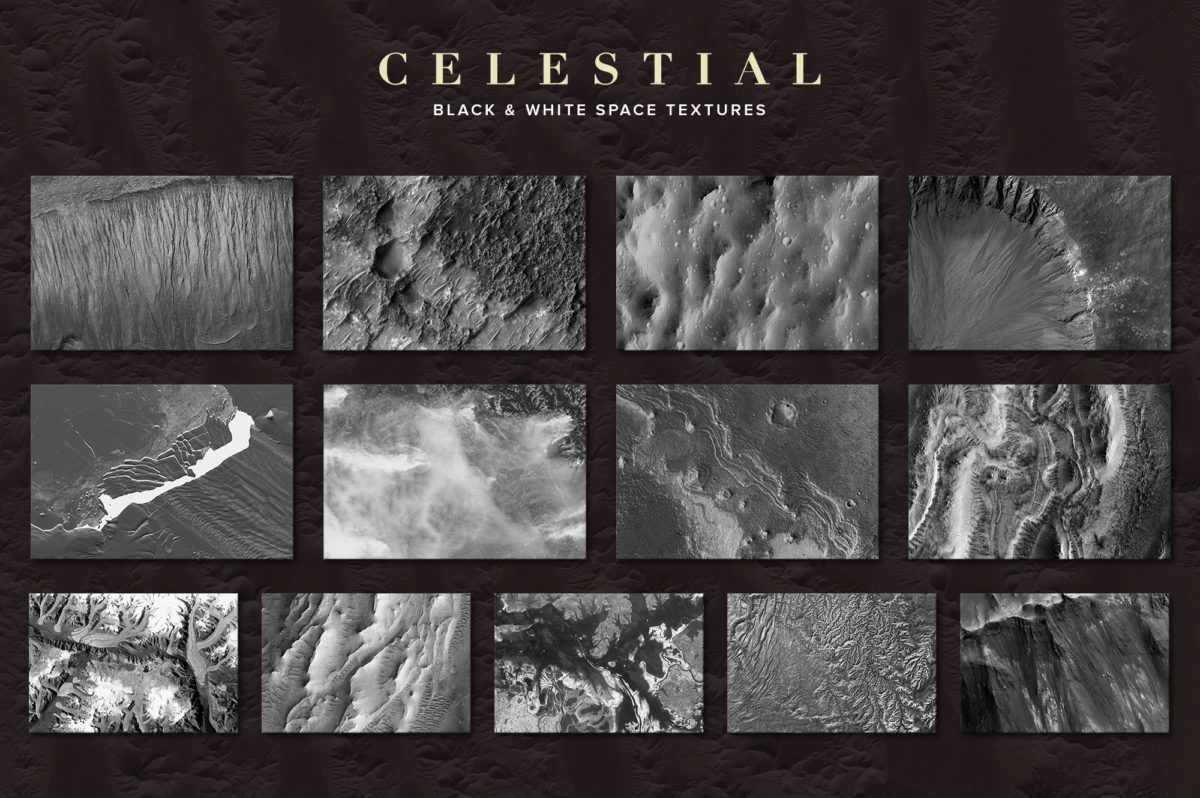 创意抽象纹理系列:外星球表面抽象纹理&笔刷 Celestial插图(9)