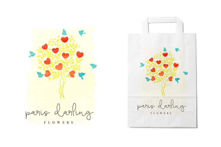 超级水彩绘画素材合集[笔刷、图形、剪贴画…] Watercolour toolkit paint effects插图(3)