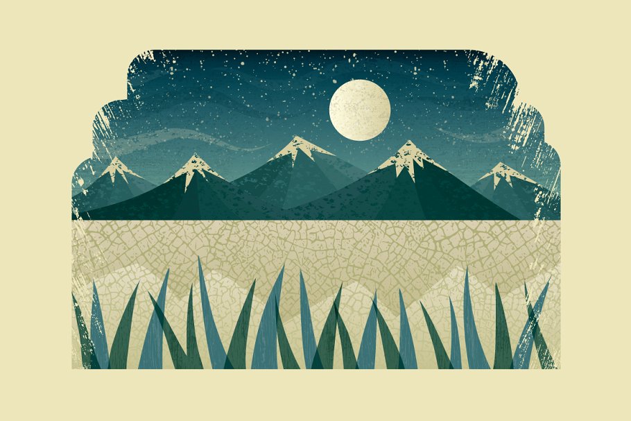 复古怀旧效果线条斑点无缝图案纹理 Tileable Texture – Repeat Patterns插图(2)