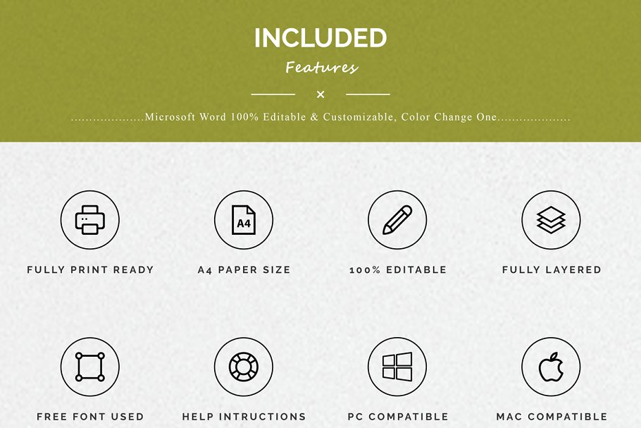 极简主义风格简历模板 Minimal Resume/CV插图(5)