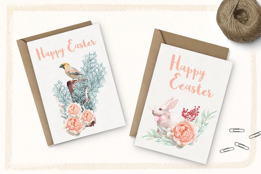 春天别致水彩插画素材 Watercolor Chic of Spring插图(4)