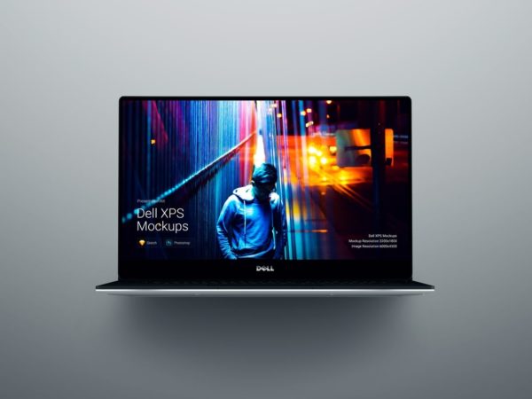 超级主流桌面&amp;移动设备样机系列：Dell XPS 超极本样机 [兼容PS,Sketch;共1.9GB]