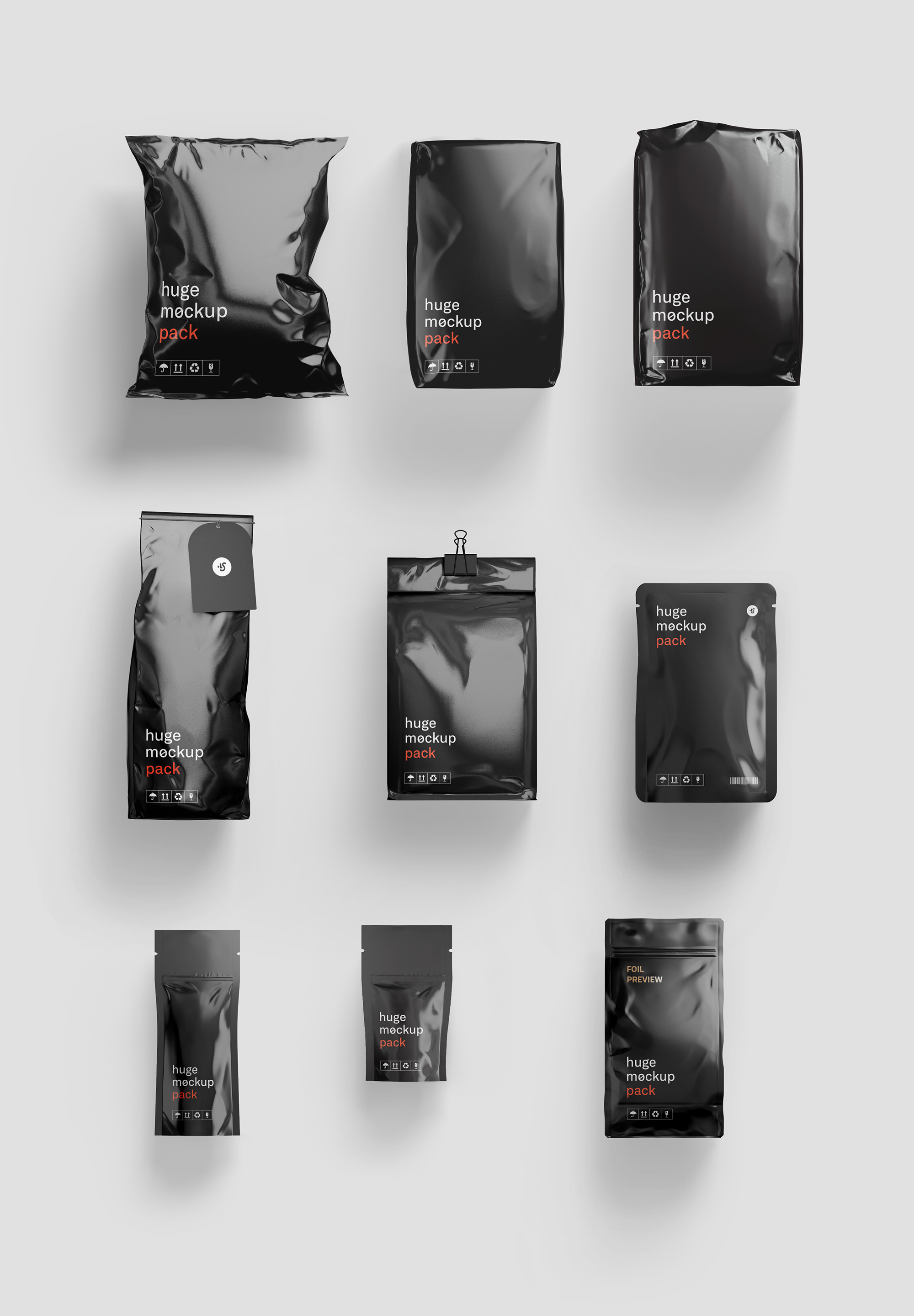 超高清食品包装样机大合集120 Packages Mockups插图(8)