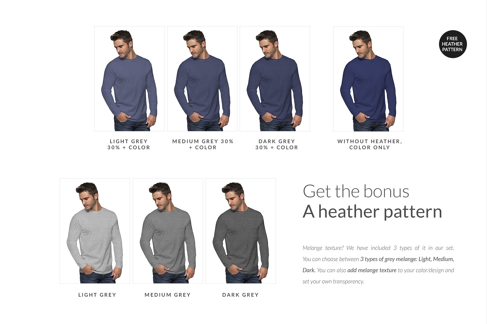 时尚男模特长袖服装展示模型Mockups下载2.44 GB[psd]插图(11)