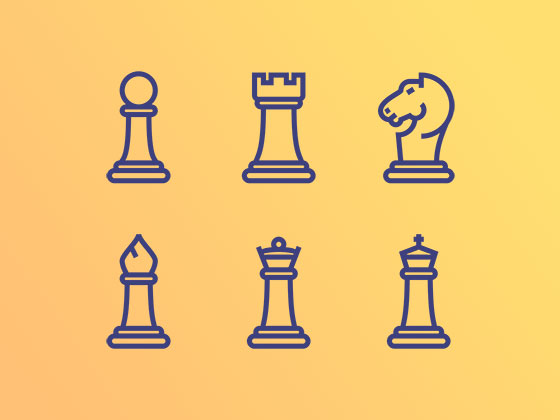 Chess Icons素材之家精选sketch素材