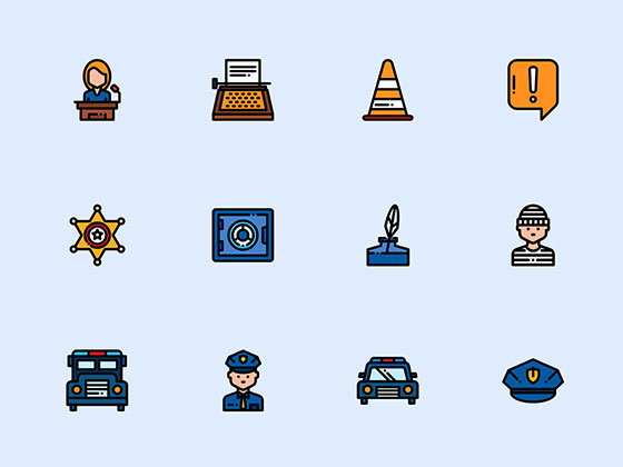 50 枚司法元素图标素材之家精选sketch素材