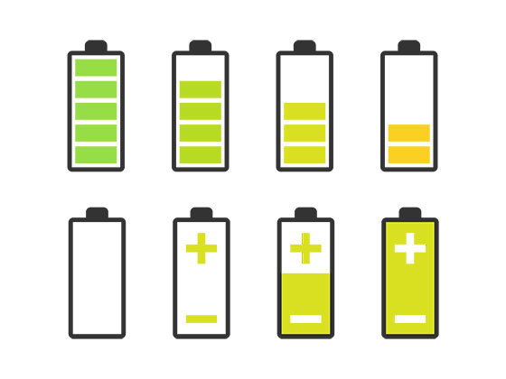 20 枚电池图标素材之家精选sketch素材