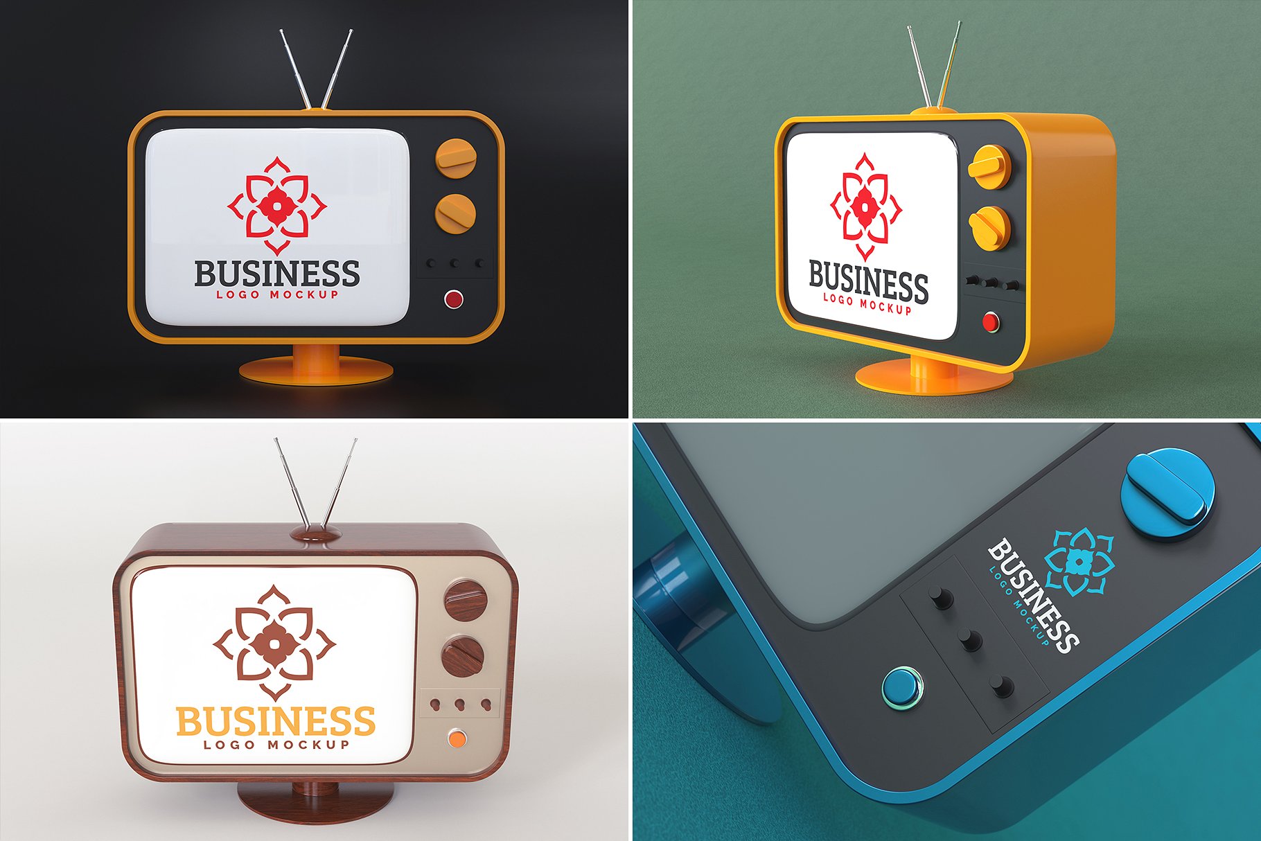 素材库下午茶：100个LOGO展示模型下载 100 Logo Mockups Bundle Vol.5–2.92 GB[psd,png,jpg]插图(16)