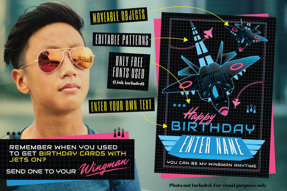 复刻1980年设计风格海报设计模板合集 1980s Poster Templates插图(5)