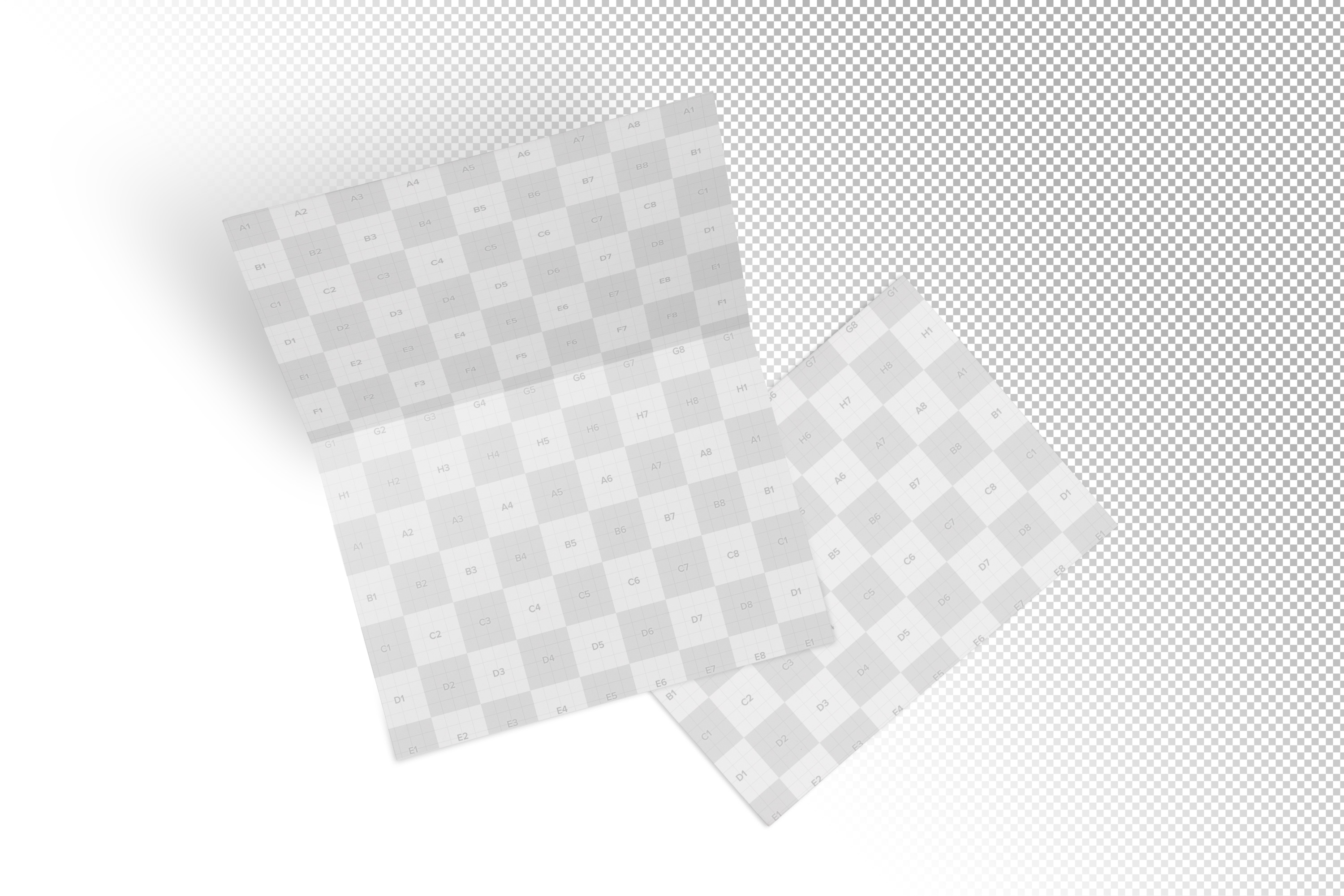 贺卡邀请卡封面&内页设计效果图样机03 Greeting Card Mockup 03插图(2)