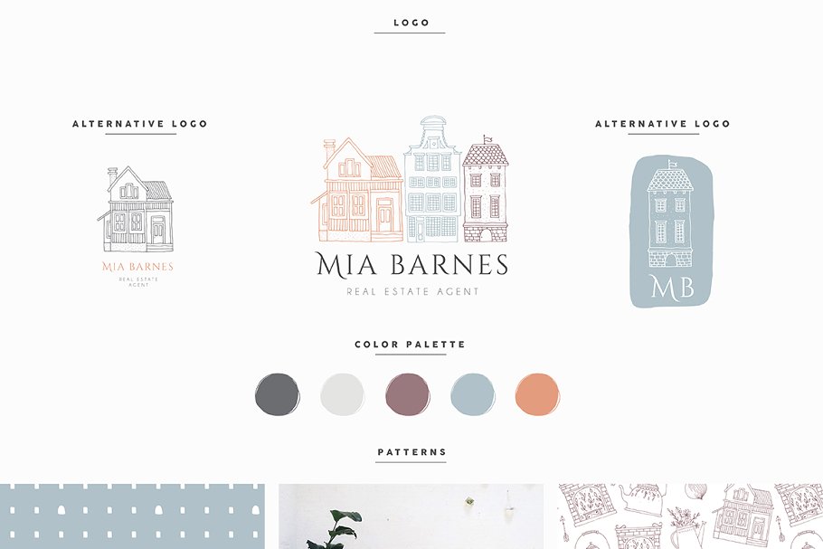 手工绘制 Logo & 品牌元素素材包 Hygge Collection Pro插图(3)