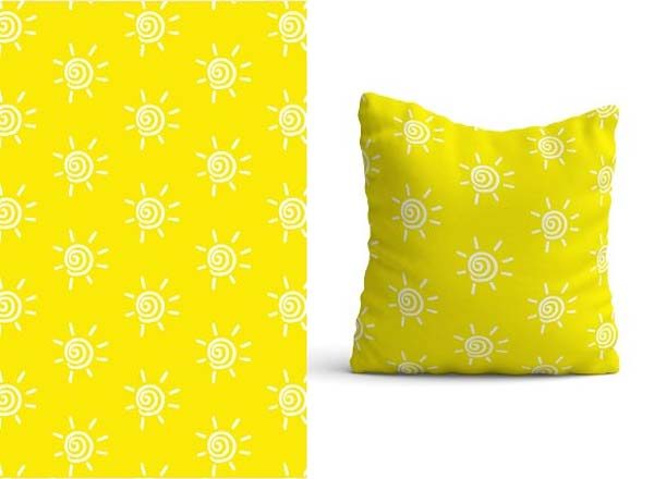 国外流行手绘儿童无缝图案插图(5)