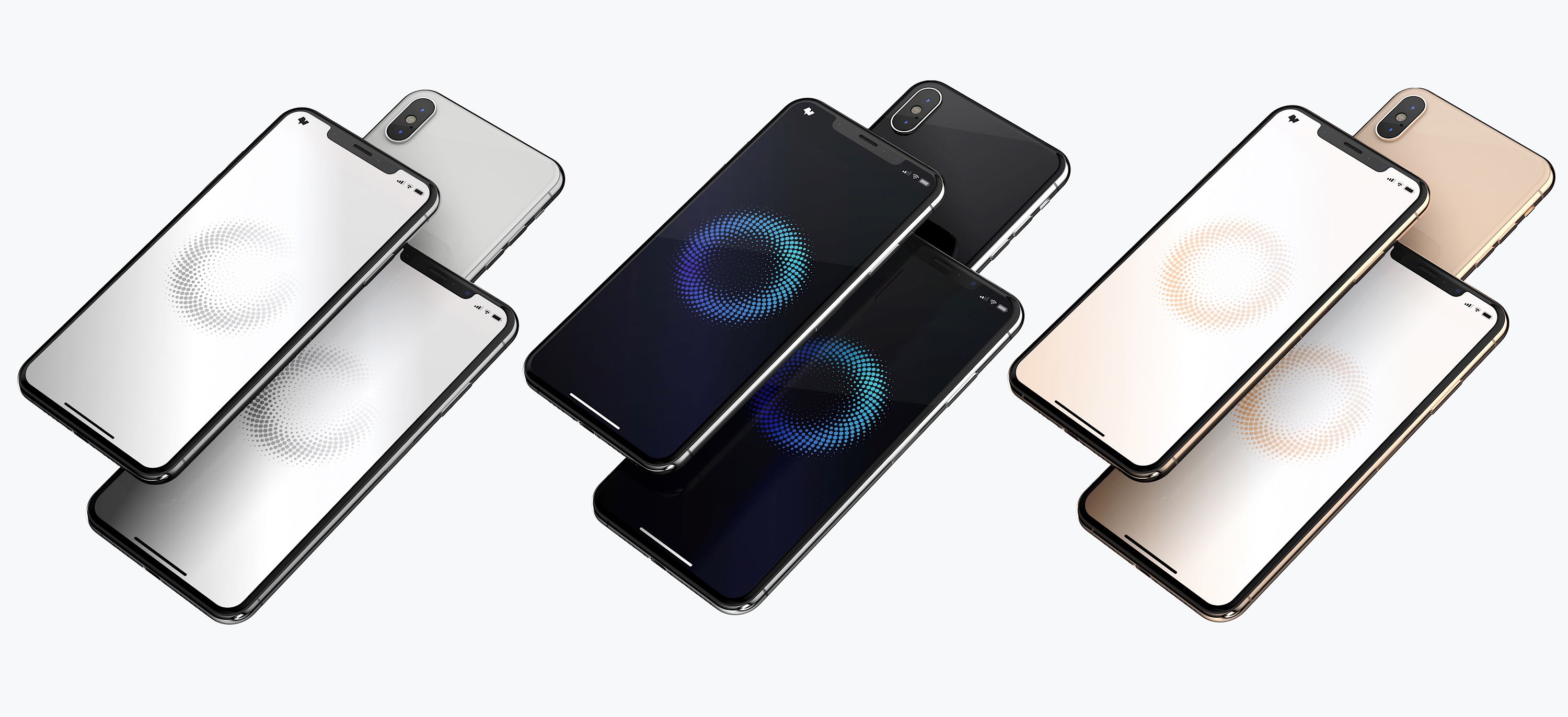 iPhone XS Max应用UI设计屏幕预览效果样机04 iPhone XS Max Mockup 04插图(2)