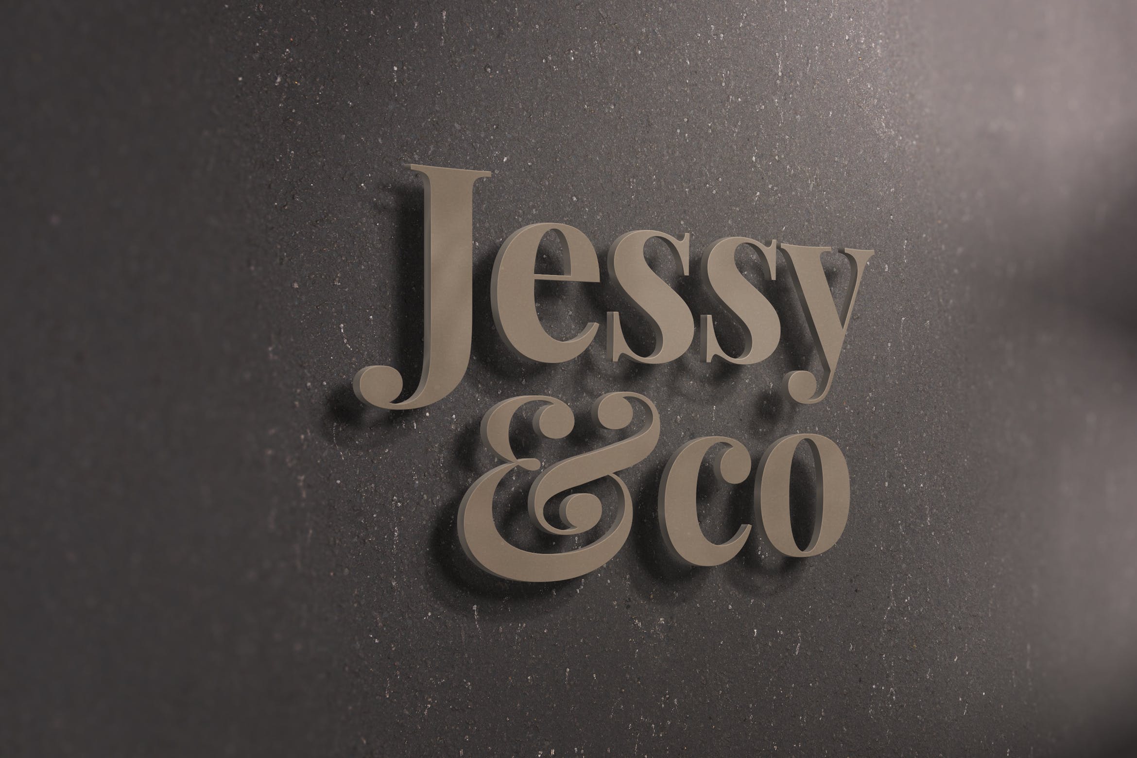 3D立体Logo&商标设计效果图素材库精选 3D Logo and Sign Mockup插图