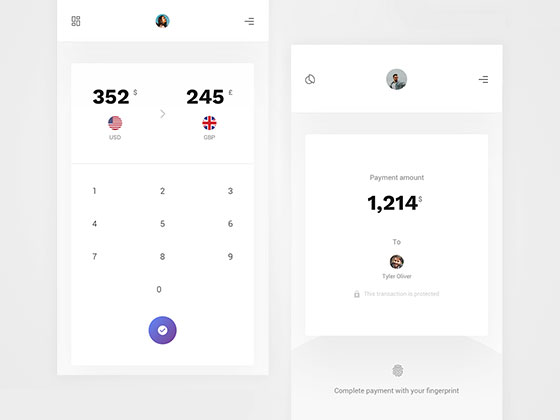UTech 金融应用界面素材之家精选sketch素材