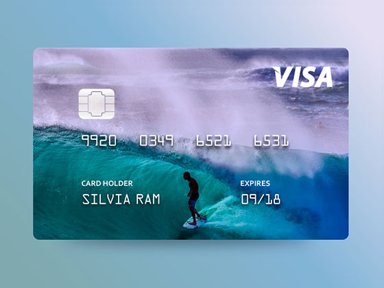 VISA 信用卡模版素材之家精选sketch素材