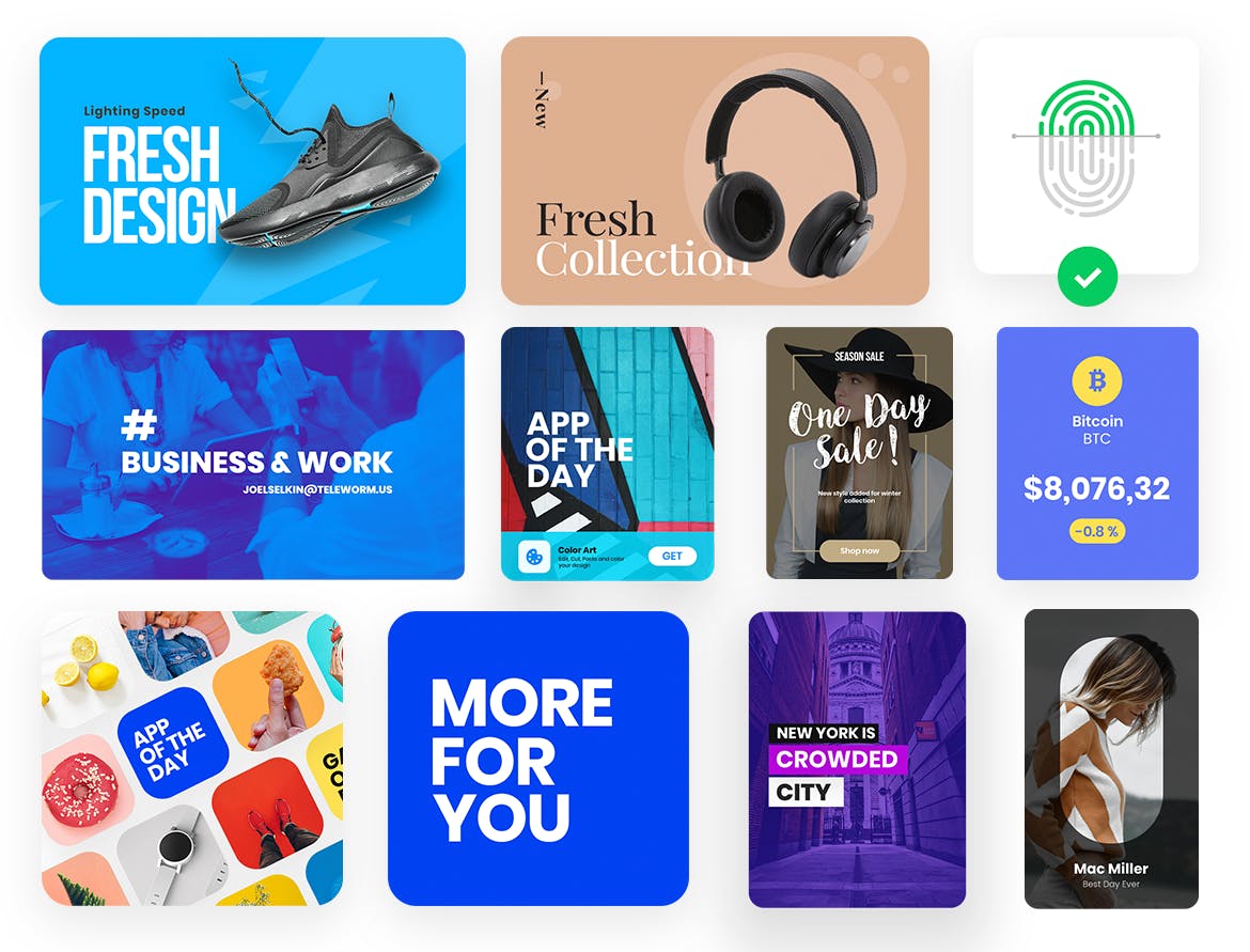 100个APP＆Web原型UI界面设计元素下载 Web Elements插图(1)