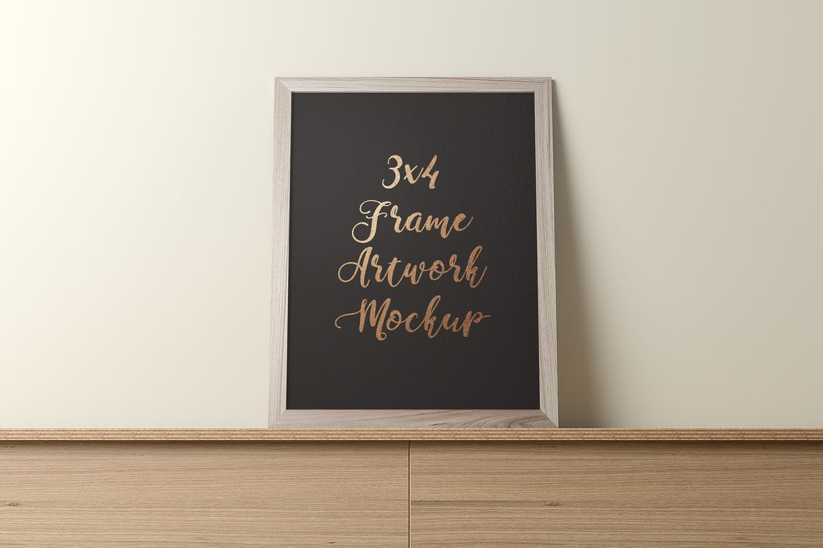 实木画框样机模板 Frame Artwork Set插图