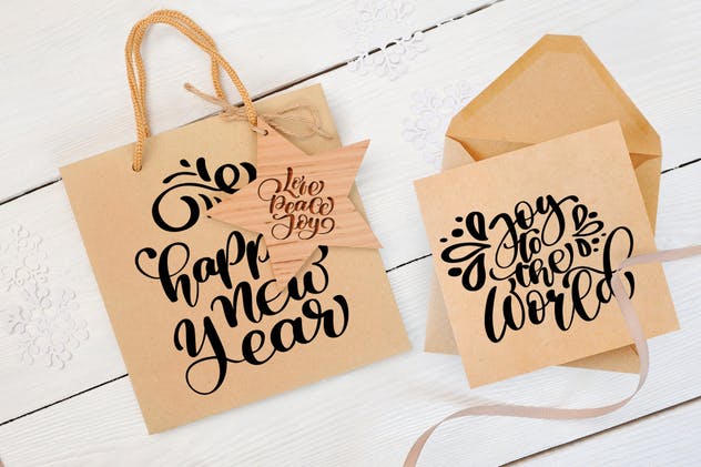 圣诞主题系列多元素设计套装 Christmas Bundle插图(4)